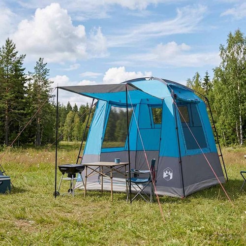 Tenda party blu persone - blu,