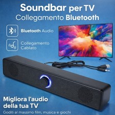 Soundbar Bluetooth per TV e PC