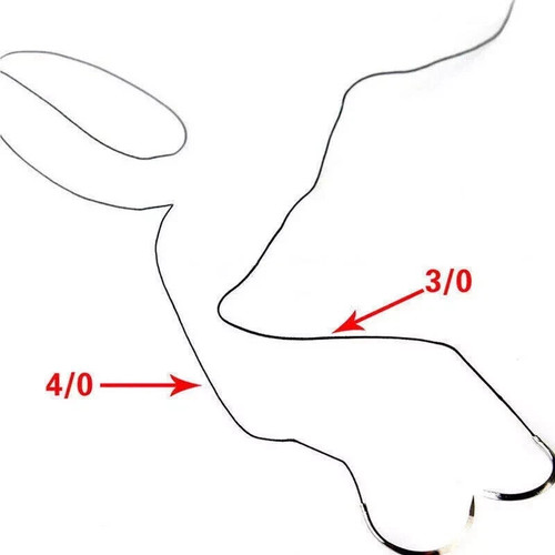 Filo seta per suture - filo,