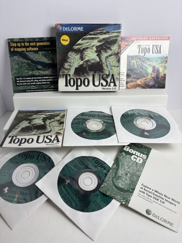 Delorme topo usa - topo, 5.0