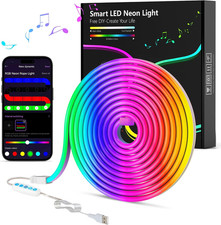 Neon LED Striscia 3 Metri,Rgb