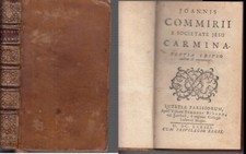 LH- JOANNIS COMMIRII ET SOCIETATE JESU CARMINA SEICENTINA ----- 1689- C- XFS93