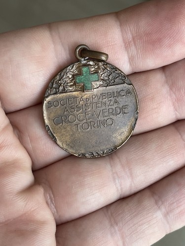 Medaglia croce verde torino