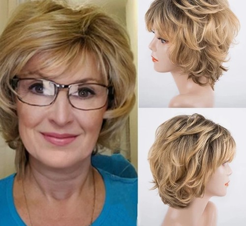 Parrucca donna corta elegante