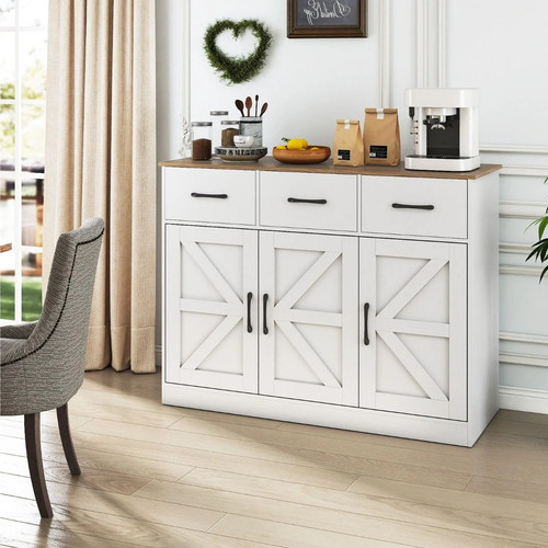 Mobiletto bianco credenza - bianco,