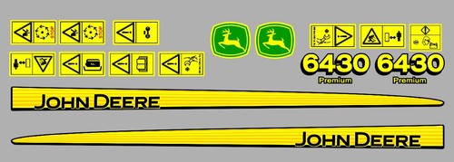 John deere 6430 decalcomanie