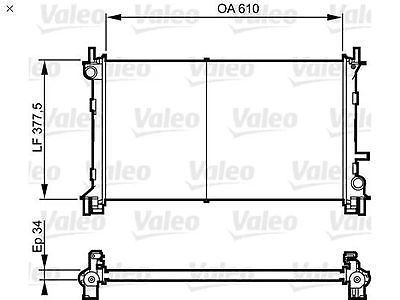 Radiatore ford focus 2 - 1.8,