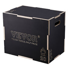 VEVOR Box Scatola Pliometrica Salto Pliometrico Piattaforma 60/50/40 cm in Legno