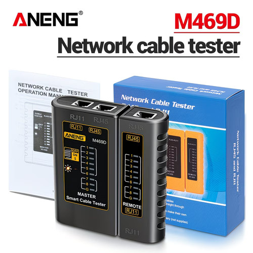 Tester cavo lan rj45 - rj45, rj11