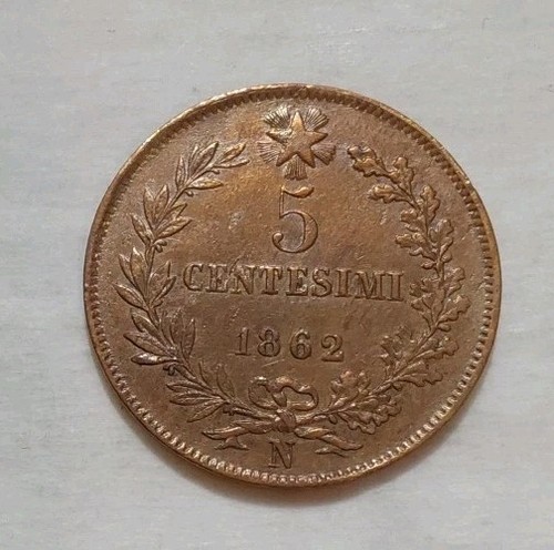 Moneta centesimi 1862 n - 5,