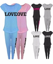 Donne Love Tuta Leggings da