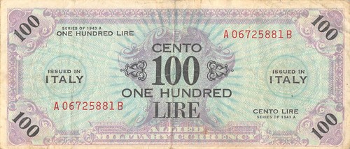 Italia 100 lire - italia, serie