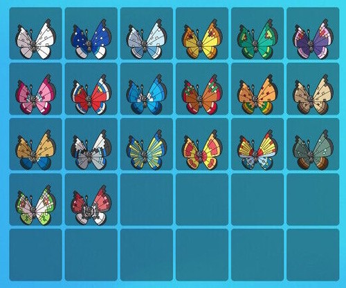 Vivillon tutti i pattern - vivillon,
