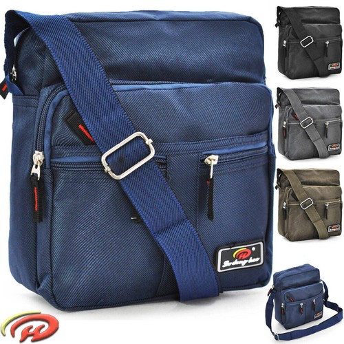 Borsello messenger blu uomo - messenger,
