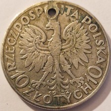 POLONIA 10 ZLOTYCH 1932 ZECCA