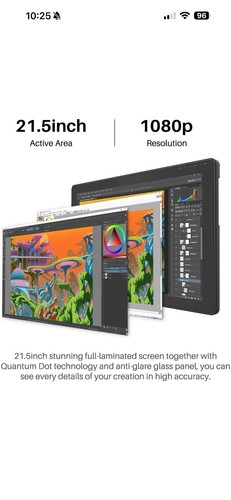 Huion kamvas plus tavoletta - huion, 22