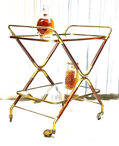 Wood and brass - wood,