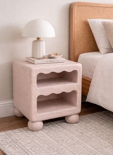Comodino moderno scultoreo
