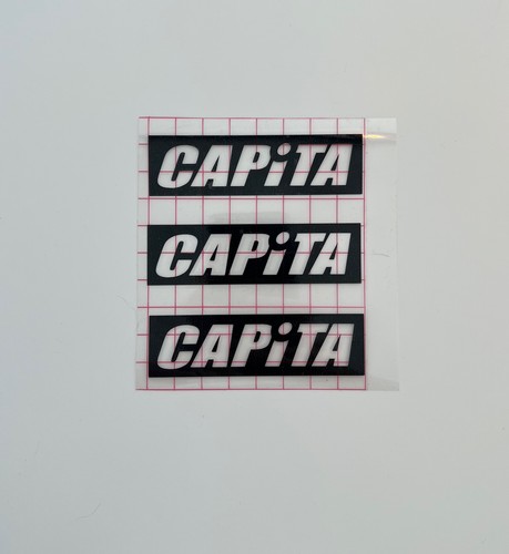 Adesivo logo snowboard capita - adesivo,