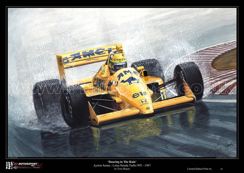 Stampa artistica ayrton - stampa, senna
