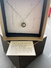 Ciondolo oro bianco perla