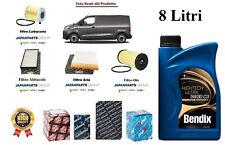 Kit 4 Filtri Tagliando + Olio per Opel Vivaro A Bus X83 2.0 CDTi 84 Kw 114 Hp