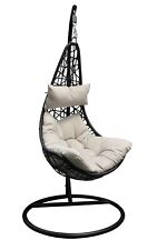 Poltrona sospesa con cuscini, BINTO. Dimensioni LA 105x195 cm