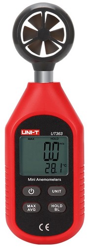 Mini anemometro 30m ut363 - mini, 30m/s