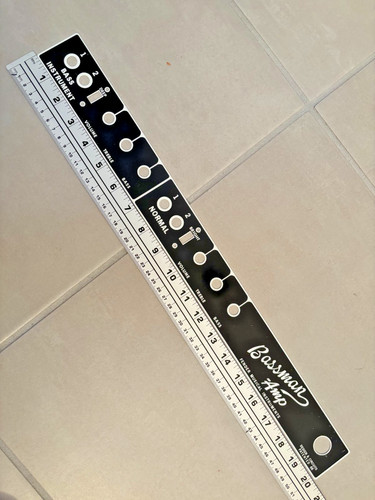 Piastra frontale bassman - frontale,