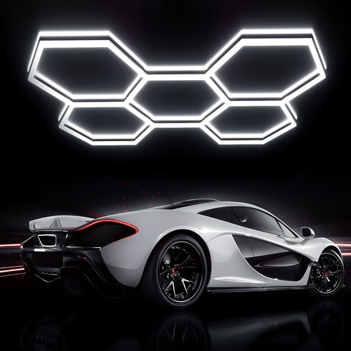 Lampada garage led hex - da,