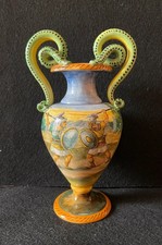 Vaso Maiolica Policroma