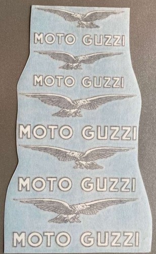 Kit bianco adesivi moto guzzi - kit,
