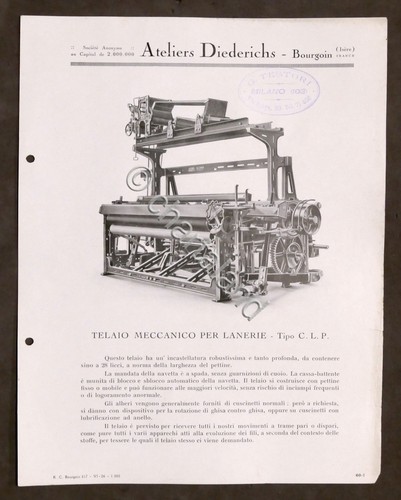 Brochure industria tessile - industria,