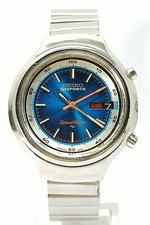 Orologio Seiko Sports Speed Timer 7015-8000 vintage watch blu dial clock rare
