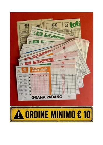 Schedina totocalcio 1990 1992 - schedina,
