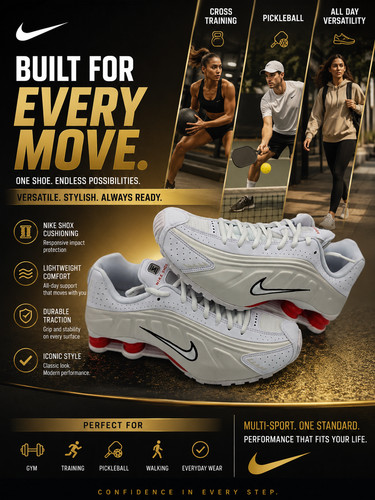 Nike shox white phantom - shox, r4