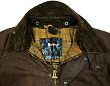 Giacca cappotto cerato marrone