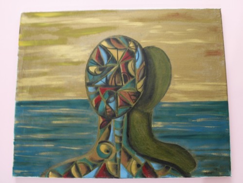 Quadro astratto cubismo