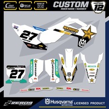 HUSQVARNA MOTOCROSS GRAFICA PERSONALIZZATA MX GRAFICA TC FC TE FE FACTORY ROCKSTAR 25