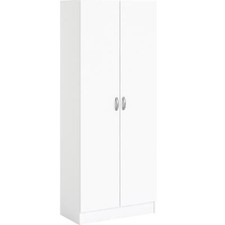 Tvilum Armadio 2 Ante Scarpiera Focus 35,7x13,3x176 cm colore Bianca 7508749