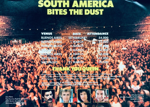 Queen 1981 poster - queen,