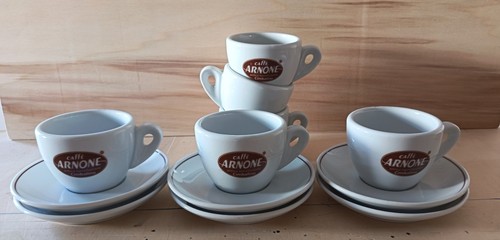 Set tazze con piattino in - 6,
