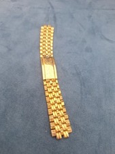 Rare Rado Extended Bracelet Like Expandro Sub Diver Vintage Gold Plq