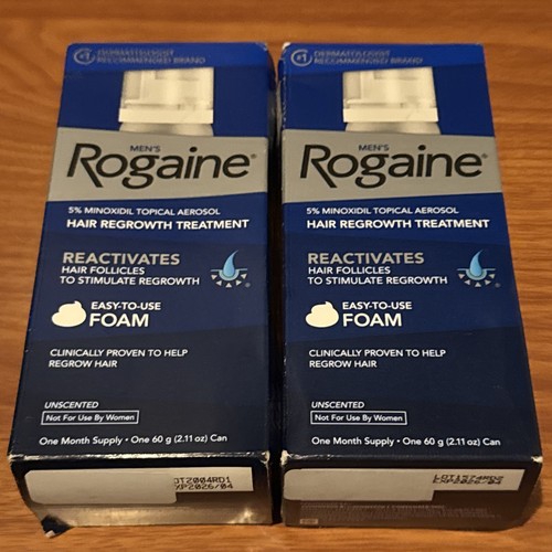 Lot men rogaine - rogaine, foam