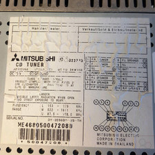 radio per MITSUBISHI COLT 1.5 DI-D HP Ber. 828a8e 8701A150HB 2004-2009