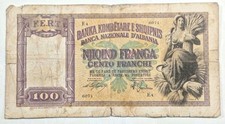 Banconote Albania 1939 100