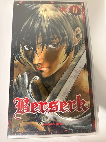 Vhs anime berserk vol - vhs, 1