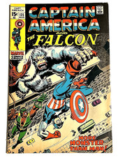 CAPTAIN AMERICA #135 (1971) FALCON STAN LEE ROMITA GENE COLAN BELLA COPIA!