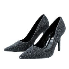 JOMIX Scarpe col Tacco Donna Fodera in Pelle Pumps Tacco a Spillo Shining