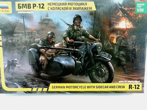 Zvezda kit moto militare - zvezda, 1:35